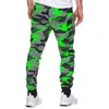 Men's Pants Joggers Camouflage For Men Casual Hip Hop Hit Color Male Trousers Sweatpants Streetwear Ribbons Techwear SportswearMen's Drak22
