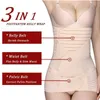 Faixa de barriga de cinto pós -parto 3 em 1 treinador de cintura pelve embrulhar barriga shapewear Belts Slim Body Shaper Postnatal Maternidade Cinturão L220802