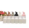 Rose Gold Foaming Pump Bottles Plastic Mini Foam Sispensing Refill Bottle Soap Dispenser för rengöring av resekosmetikaförpackningar 50 ml