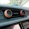 Holz Metall Luxus Auto Parfüm Cool Fan Auto Lufterfrischer Vent Clip Auto Duft Geruch Das Auto Nachfüllen Vent Diffusor CX220406