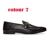 klassieke vrouwen Flat Dress schoenen 100% koeienhuid mannen designer schoen Metalen gesp lederen sliede casual schoen Muilezels Princetown Man slipper Trample Lazy Loafers maat 35-42-43-46