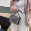 Diamant chaîne sac à bandoulière femmes luxe 2021 Simple été sac à bandoulière femme mode marque Design PU cuir sac à main