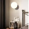 Wall Lamp Glass Ball Voltage 110V 220V Black/Gold Upholstery Light For Living Room Bedroom Bedside Aisle Stair LightWallWall
