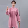 Abbigliamento etnico tratto cotone tai chi outfit wushu costumi di performance costume da guerriero cinese taichi sprots ta208