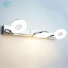 Lámpara de pared moderna LED espejo luz arte decoración cosmética acrílico baño tocador iluminación impermeable AC85-260V inodoro SconcesWall