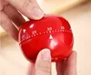 Minuterie de cuisson mécanique créative ABS forme de tomate minuteries pour la cuisine à domicile 60 Minutes alarme compte à rebours outil SN4083