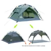 Desert& Automatic Camping Tent 34 Person Family Tent Double Layer Instant Setup Protable Backpacking Tent for Hiking Travel 220530