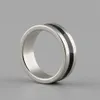 Whole- New Strong Magnetic Magic Ring color Silver Black Finger Magician Trick Props Tool Inner Dia 20mm Size L169S