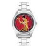 Relógios de pulso Bruce Lee Relógio de quartzo Spring Strong Pulso Design de aço Atacado Relógio de pulso para casal