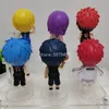 6PCSlot Kurokos Basketbal Anime Figuur Kuroko Tetsuya Action Aomine Daiki Kise Ryota Kagami Taiga Figurinemodel Toys 220520