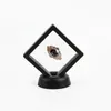 Vit Svart Smycken Ring Pendant Display Stativ Suspended Floating Display Case Smycken Mynt Gems Artefacts Förpackningslådor RRB14900