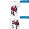 メンズトラックスーツユニセックスアニメKakegurui Fashion Tシャツショーツセットサマー2PCトラックスーツセット