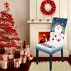 Sandalye kapakları Yemek Odası için Yüksek Yüksek Noel Dekor Slipcovers Gerilebilir koltuk kapağı mutfak dekorchair