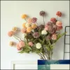 Decoratieve bloemen kransen feestelijke feestbenodigdheden huizentuin dandelio pompom kunstmatige bloemtak groen planten bruiloft diy widding de