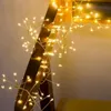 Strängar 3m 5m Koppartråd Led USB Fjärrkontroll Strängljus Firecracker Fairy Garland Lampa till julfönster Bröllopsfestinredning