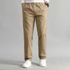 Men's Pants Middle Aged Men Business Straight Trousers 95% Cotton Stretch Elastic Joggers Loose Size 6xl Cargo