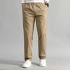 Pantaloni da uomo Pantaloni da lavoro da uomo di mezza età Pantaloni dritti da lavoro in cotone elasticizzato al 95% Pantaloni larghi 6xl Cargo