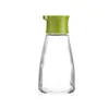 Kitchen Tools Dripless Glass Soy Sauce Dispenser Pot Cooking Utensils Controllable Leakproof Olive Oil Vinegar Cruet Bottle with Green White Black Cap