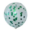 100 шт. 12 дюймов Confetti Balloons Glitter LaTex Balloon Party Decoration День рождения Многоцветные цвета