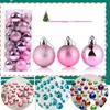 Decorazione per feste 4/6/8cm 24 pezzi/set Glitter Christmas Tree Ball Baubles Colorful Nadd Home Garden Forniture