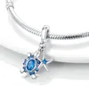 925 Sterling Silver Dangle Charm Hapour Ocean Beads Perle Fit Pandora Charms Bracelet DIY Bijoux Accessoires