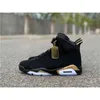 TOP Released Authentic 6 DMP 6S Basketball Shoes Black Metallic Gold 23 Retro CT4954-007 High Quality Men Women Sports Sneakers With