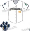 GlnMitNess MILB Midland RockHounds Baseball-Trikot, individuell, für Herren, Damen, Jugend, Baseball-Trikots, beliebiger Name und Nummer, doppelt genäht