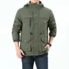 Men's Jackets 2022 Autumn And Winter Menswear Large Casual Plush Thickened Jacket Medium Long Outdoor 086a