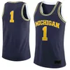 Michigan Wolverines Formaları David DeJulius Jersey Faulds Brandon Johns Jr. Livers Nunez Koleji Basketbol Formaları Erkekleri Özelleştirme Dikişli