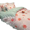 Spring and Summer Korean Princess Lace Four Piece Set Ground Wool Plant Cashmere Bed Skirt Bedding Kit