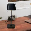 Bordslampor trådlös LED -metall för inomhusbar el camping Light Touch uppladdningsbar Lampada da Tavolo Akryldekor WirelessTable