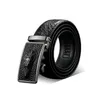 Bälten Mens Business Style Belt Classic Leather Girdle Casual Crocodile Mönster av hög kvalitet Midjan med automatiska spännebältesbälten