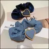 Haar rubberen bands vrouw elegant liefde hart banden meisjes scrunchies paardenstaart dh0mb