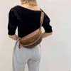 Bolso cruzado HBP, riñonera con estampado de letras a la moda para mujer, riñoneras, bolsos de cadena para mujer, billetera de banda ancha para mujer, tendencia 220727