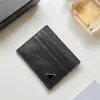 Hommes porte-cartes Triangle Designer femmes Mini portefeuilles porte-cartes de luxe petits sacs à main poche à monnaie femme portefeuille