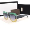 نظارة شمسية مصمم أزياء مصممة شمسية عالية الجودة نظارة شمسية نساء الرجال نظارات نسائية شمس الزجاج UV400 للجنسين مع صندوق