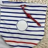 Originele kwaliteit cosmetische tassen merk trekkoord emmer tas dubbele kleur grote capaciteit katoenen mode reistassen met geschenkdoos