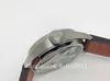 AZF Factory Montres-bracelets pour homme automatique mécanique ETA 52850 Calendrier avec aiguille de réserve de marche de travail Bracelet en cuir noir avec boucle déployante Montre d'épargne