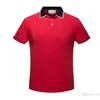 2023 camisa polo listrada de designer camisetas cobra polos abelha floral masculino moda de rua polo cavalo luxo camiseta tamanho asiático S-3XL