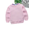 Sweatshirts bebek erkek kızlar sweatshirts kıyafetler kış sonbahar marka logo hoodies kazakları çocuklar% 100 pamuk hoodies sweatshirt çocuk pıhtı