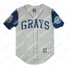 Xflsp NLBM Negro Leagues Baseball Legacy Jersey Homestead Grays Personnalisé NLBM Negro Leagues Baseball Heritage Jersey Homestead Grays Double Couture