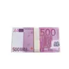 Вечеринка поставляет Movie Money Banknote 10 50 50 100 200 500 доллара евро Реалистичные игрушечные борные реквизиты. Копия валюта Faux-Billet