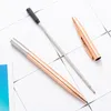 Metal Ballpoint Pen Business Signature Pen School Teacher Gift Pen Custom Lettering Name Wholesale Student Stationery 220712