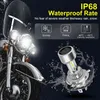 H4 Светодиодная лампа для фар мотоцикла BA20D LED 20 Вт CSP Супер яркие аксессуары для мотоциклов Hi Lo Мотоцикл налобный фонарь для скутера 12 В 6000 К Белый5109666
