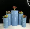 Metal cylinder Pillar stand rack Wedding cake flower crafts decor wedding pedestal columns for marriage party event supplies candy bar FY3682 0426