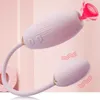 Sex Toy Massager Sugande vibrator med vibrerande ägg 2 i 1 bröstvårtor klitoris sucker g-spot klitoris stimulator sex leksaker för kvinnor vuxna