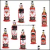 Party Decoration Event Supplies Festive Home Garden Red Wines Packaging Pouch Mti Color Snowman Deer Christmas Wine Bottle Er Dust Bag Tab