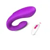 Klitoris sugande vibrator för par u form böjbar g-spot vibrator klitoris sucker kvinnlig onani erotiska leksaker