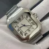 Zegarek na rękę dla mężczyzn i weomen mechaniczny męski zegarek samozwijający się 40 mm Fashion Square 4 kolorowa tarcza ze stali nierdzewnej metalowy pasek zegarki na co dzień zegar sportowy