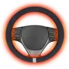 Steering Wheel Covers 38cm Car Heating Cover PA PU Material 12V Winter Warm Comfortable Universal Size CoverSteering